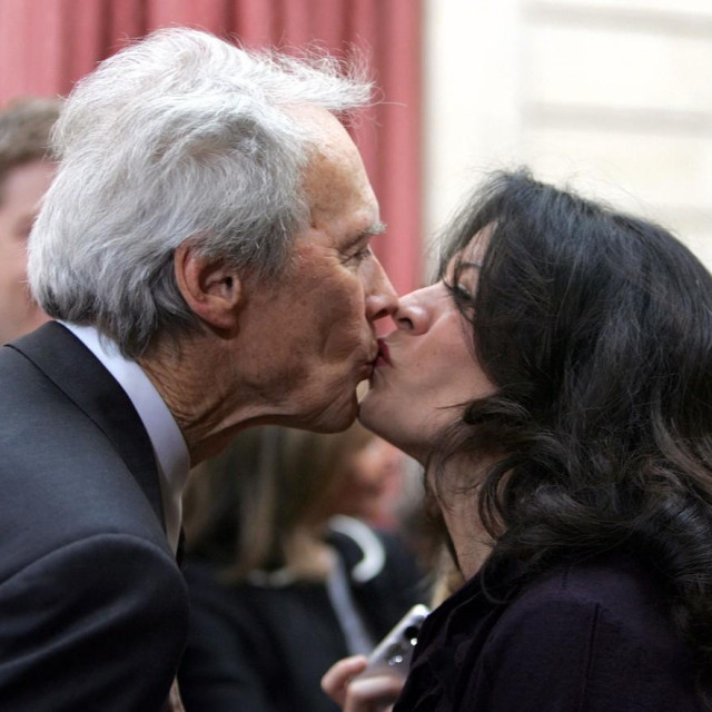 Clint Eastwood i njegova žena Dina 2007.