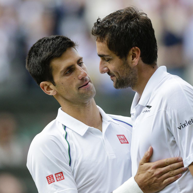 Marin Čilić i Novak Đoković