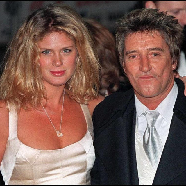 Rod Stewart i Rachel Hunter