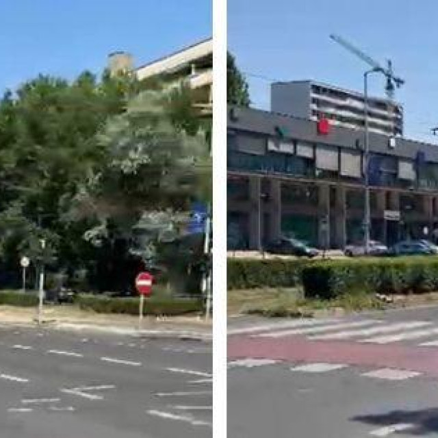 Vukovarska ulica na dan koncerta Marka Perkovića Thompsona