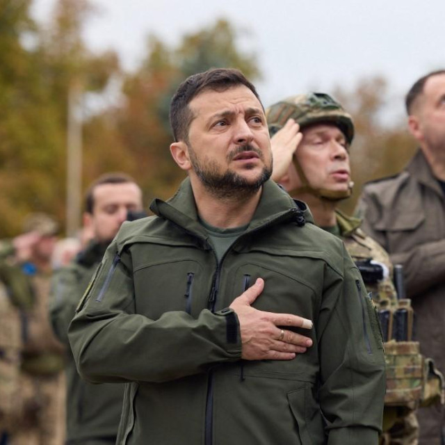 Volodimir Zelenski Oleksandr Sirski i Andrije Jermak