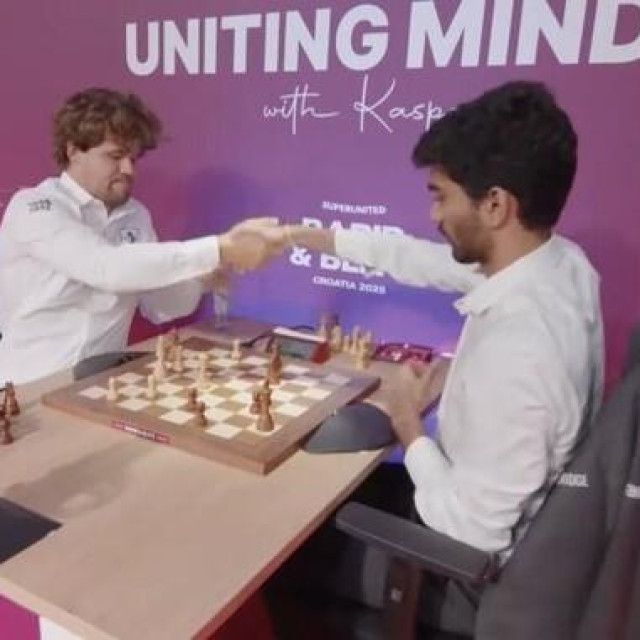 Carlsen i Gukesh