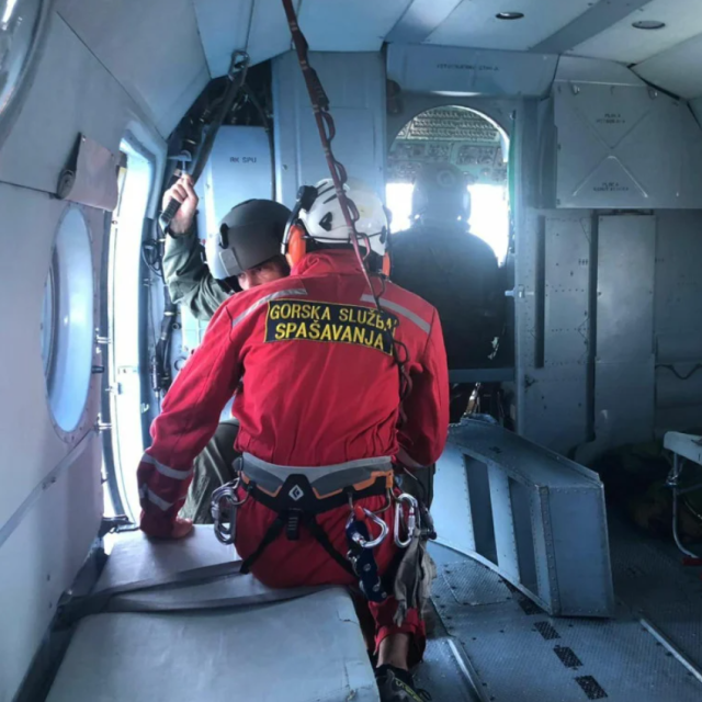 HGSS u akcijama spašavanja uz pomoć helikoptera MORH-a