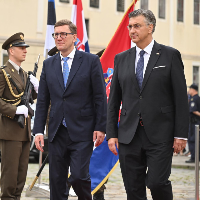 Kristen Michal i Andrej Plenković