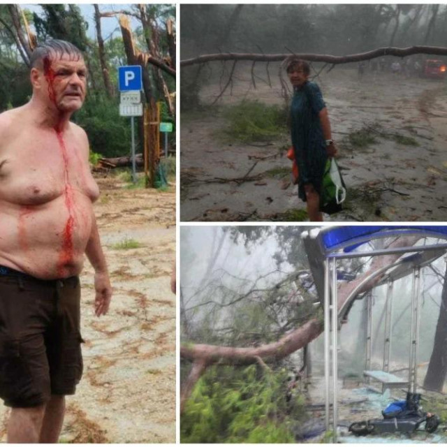 Dražen Lalić, posljedice olujnog nevremena na splitskim Benama