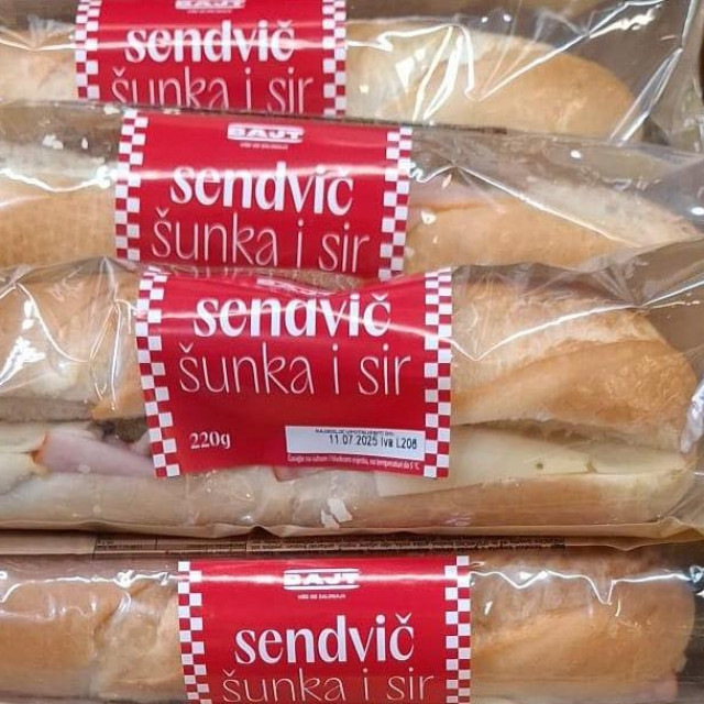 Sendviči kakvi su prodavani na Thompsonovom koncertu