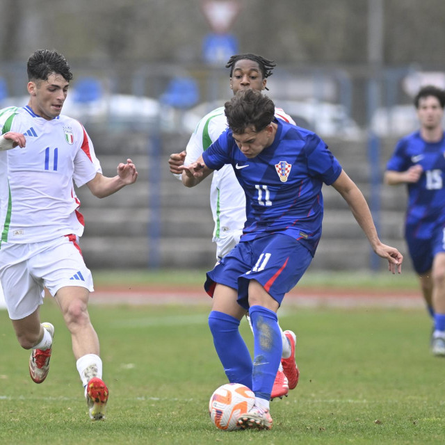 Patrik Horvat u dresu U17 reprezentacije Hrvatske