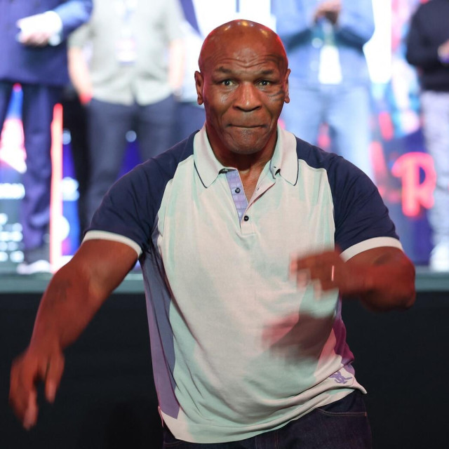 NEW YORK, NEW YORK - MAY 01: Former Heavyweight Champion Mike Tyson looks on at the Manhattan Center at the weigh in for the Fatal Fury fight card in Times Square on May 01, 2025 in New York City. Al Bello,Image: 994325718, License: Rights-managed, Restrictions:, Model Release: no, Credit line: AL BELLO/Getty images/Profimedia