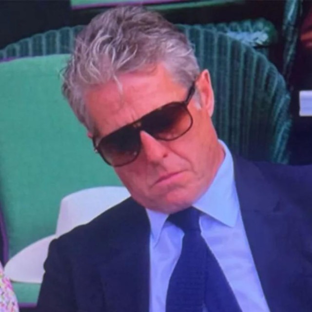 Hugh Grant zaspao tijekom meča Novaka Đokovića