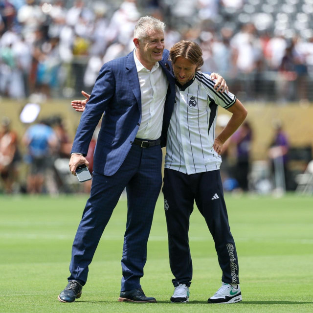 Davor Šuker i Luka Modrić