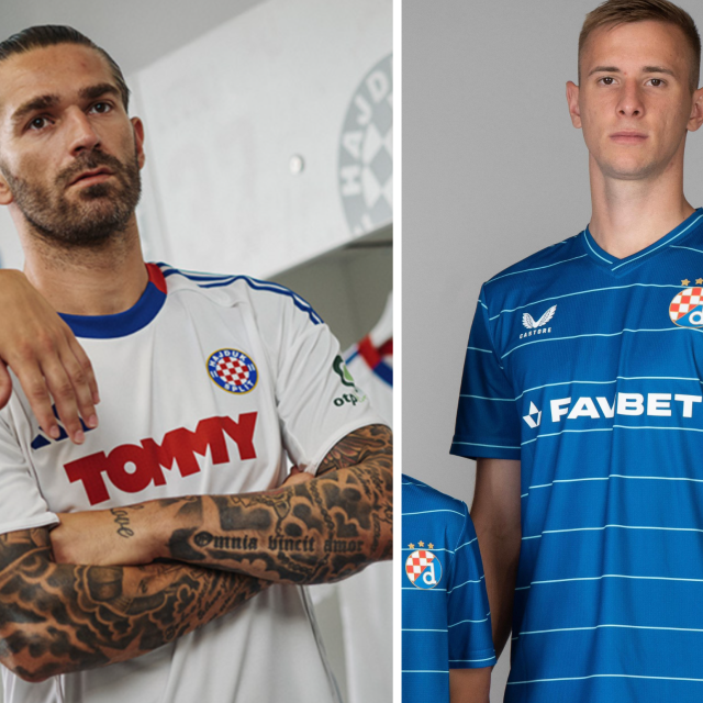 Hajdukov i Dinamov dres 2025.