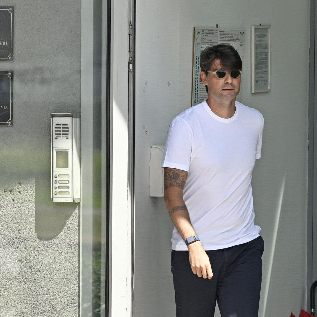 Vedran Ćorluka na Općinskom sudu u Novom Zagrebu