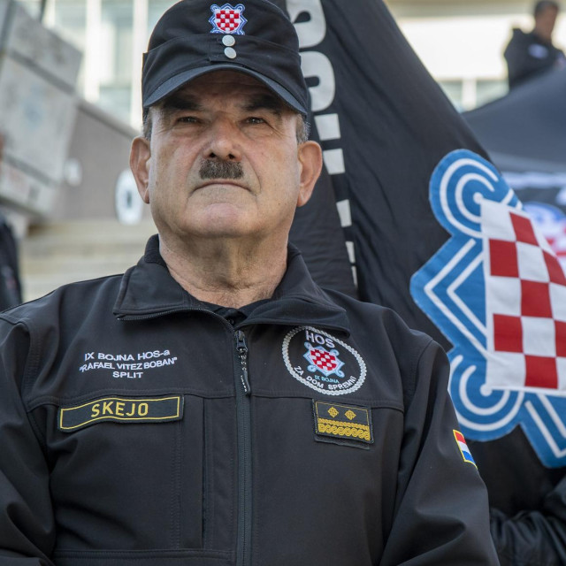 Marko Skejo, ratni zapovjednik i predsjednik Udruge bojne HOS-a Rafael Vitez Boban