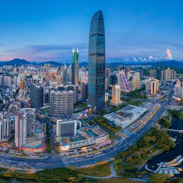 Pogled na grad Shenzen