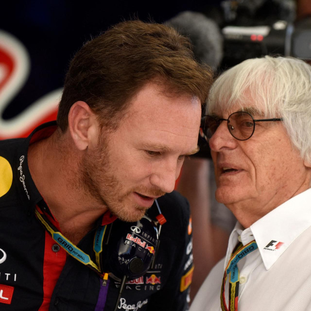 Bernie Ecclestone i Christian Horner