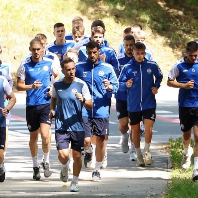 Trening igrača Slavena Belupa