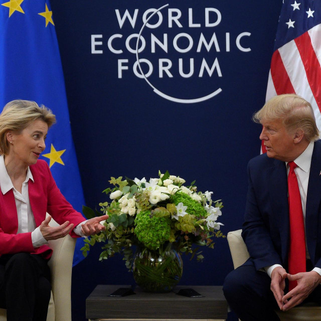 Ursula von der Leyen i Donald Trump