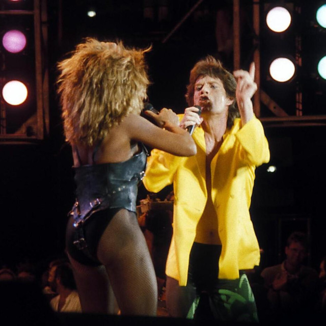 Mick Jagger i Tina Turner