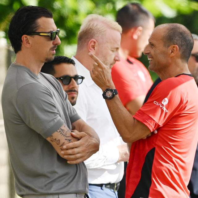 Massimiliano Allegri i savjetnik Zlatan Ibrahimović