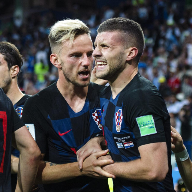 Ivan Rakitić i Ante Rebić na SP-u 2018.
