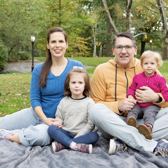 Daria Karić s obitelji