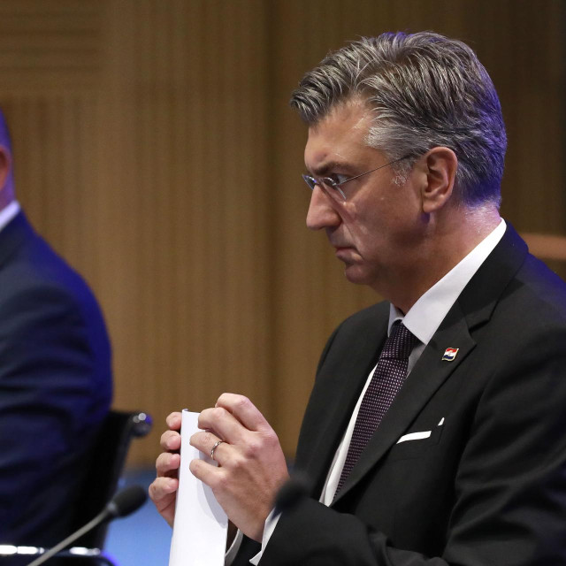 Sjednica Vlade, premijer Andrej Plenković