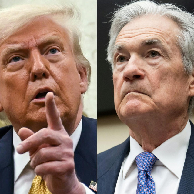 Donald Trump i Jerome Powell