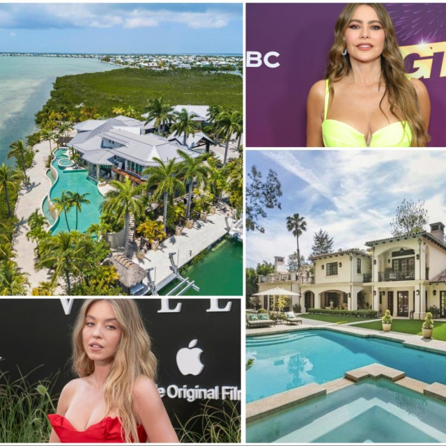 J. Lo, Sydney Sweeney i Sofia Vergara i njihove vile