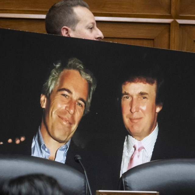 Fotografija Epsteina i Trumpa