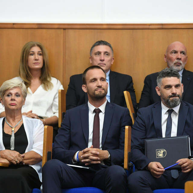 Procelnica Grozdana Perić, gradonacelnik Šime Erlić i zamjenik Ante Čurković