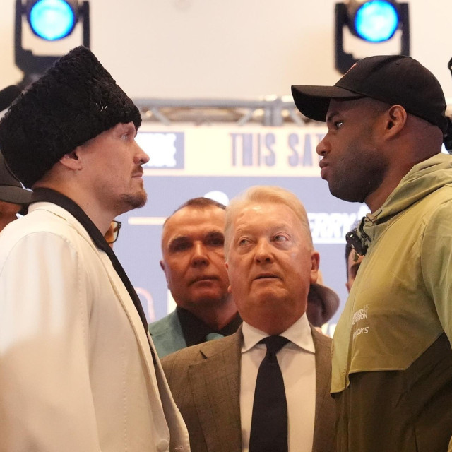 Oleksandr Usik i Daniel Dubois