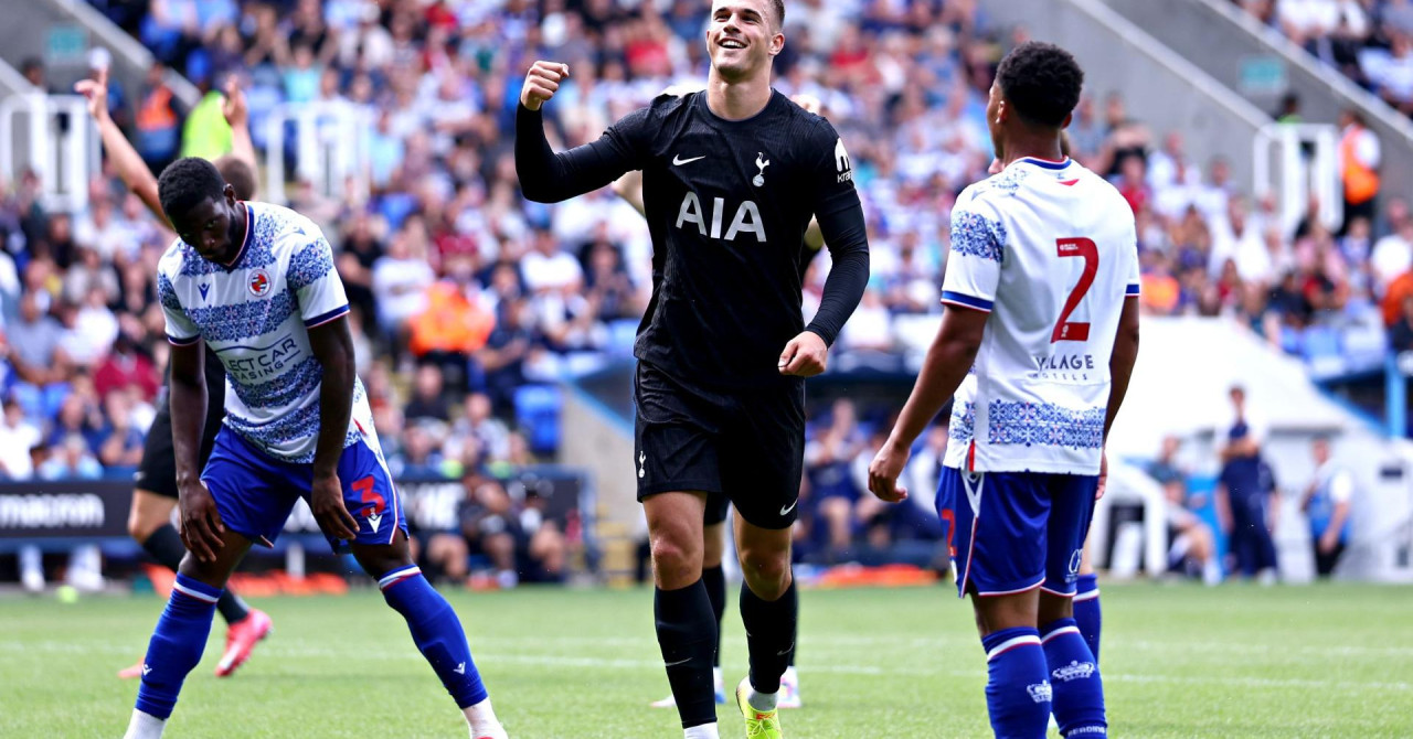 Luka Vušković navdušil na debiju za Tottenham z golom in asistenco