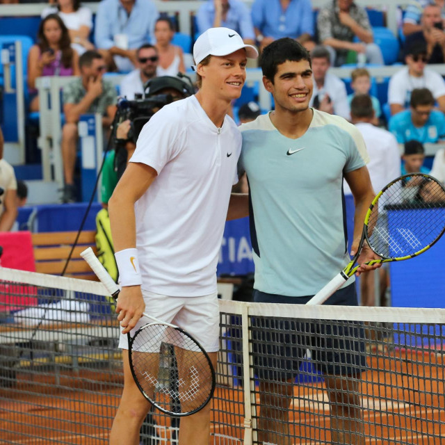 Carlos Alcaraz i Jannik Sinner, Umag 2022.
