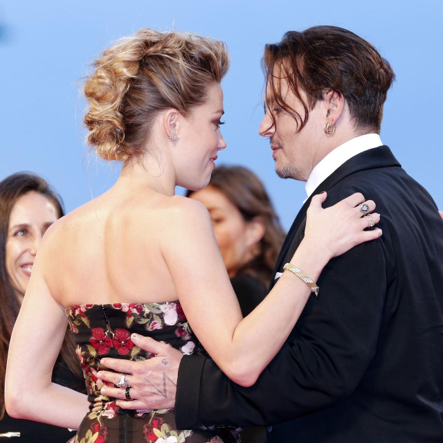  Amber Heard i Johnny Depp 2015.