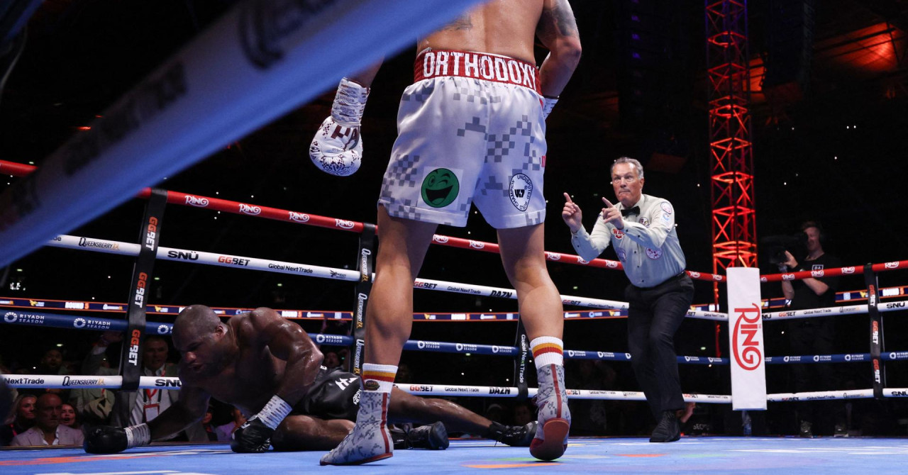 VIDEO: Pogledajte najbolju snimku brutalnog nokauta u boksačkom spektaklu godine! Usik ‘ugasio‘ Duboisa