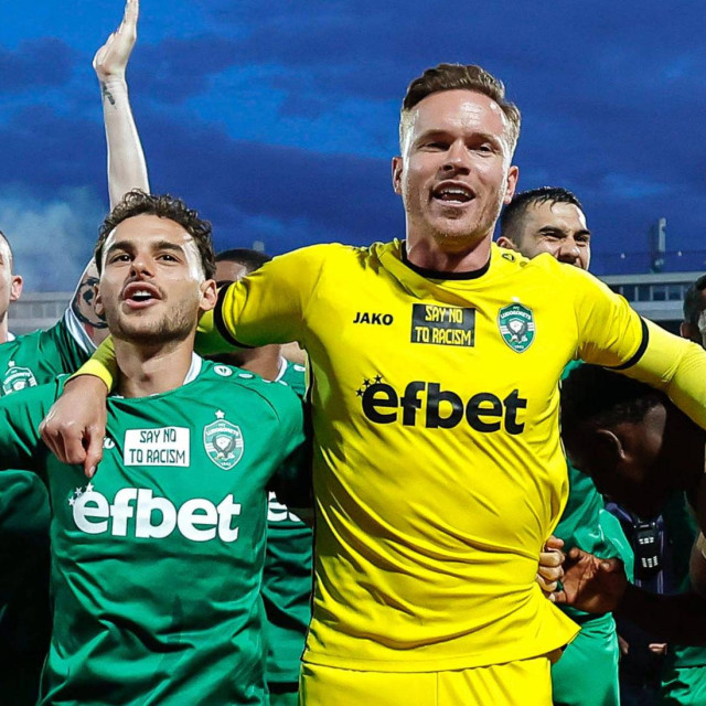 Igrači Ludogoreca nakon osvajanja Kupa Bugarske