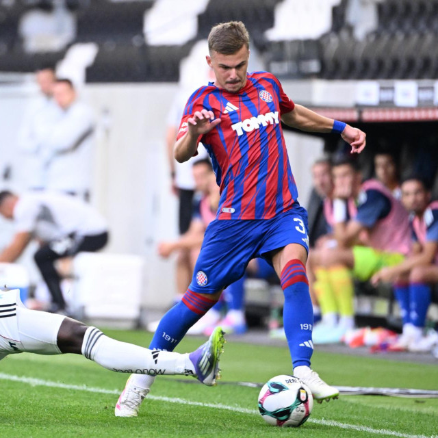 LASK - Hajduk: Šimun Hrgović