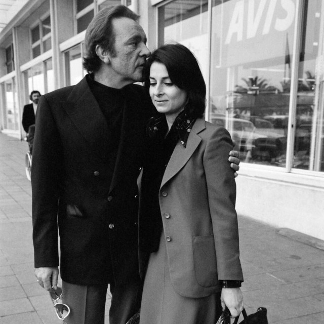 Glumac Richard Burton i princeza Jelisaveta od Jugoslavije, 1975.