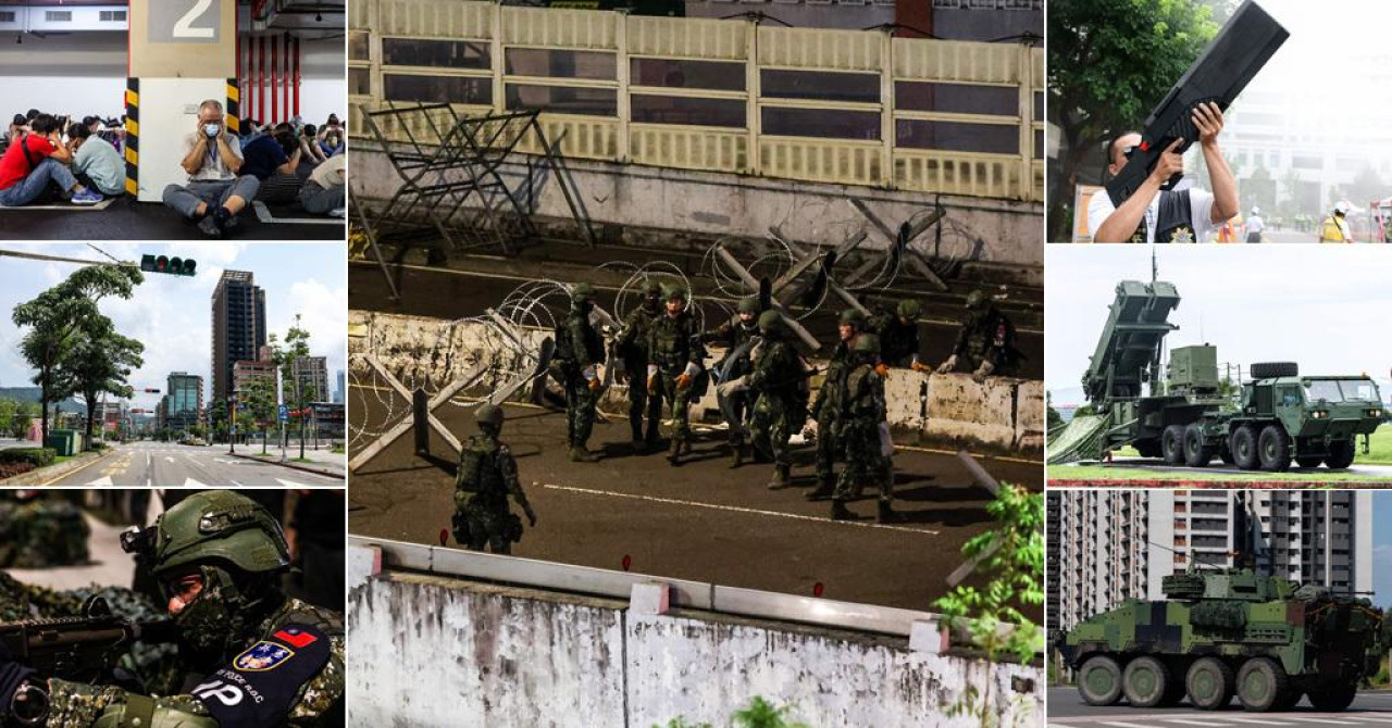 Tajvan izvedel obsežno vajo za obrambo pred kitajskim napadom