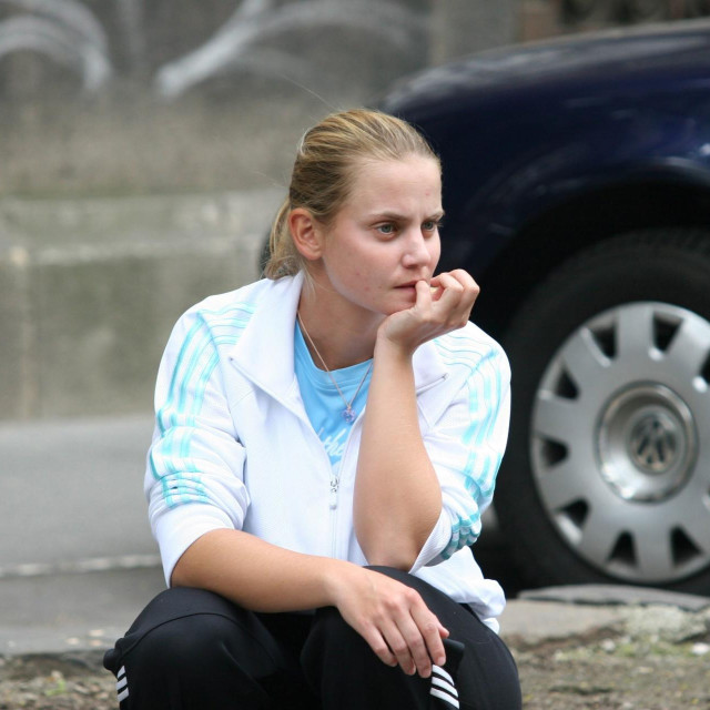 Jelena Dokić snimljena 2006. u Zagrebu