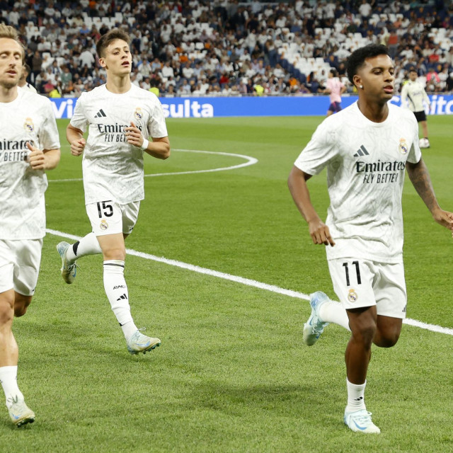 Luka Modrić, Arda Güler i Rodrygo