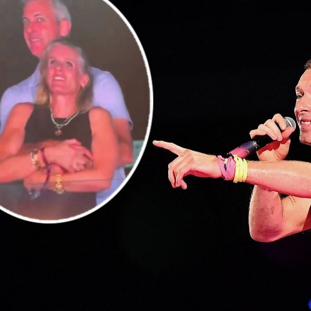 Preljubnici na Coldplayjevom koncertu u krugu i pjevač Chris Martin