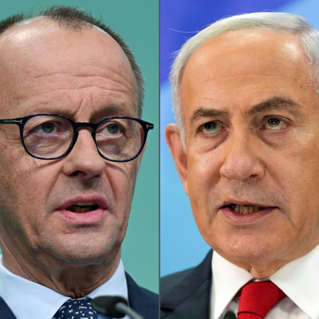Friedrich Merz i Benjamin Netanyahu