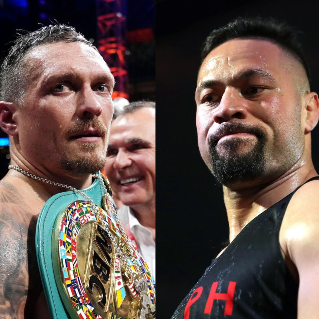 Oleksandr Usik i Joseph Parker