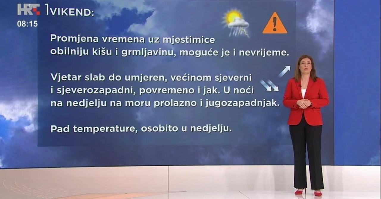Pripremite se na burne dane. Stiže ekstremno vrijeme u cijeloj Hrvatskoj. I ne samo od danas, pogledajte utorak