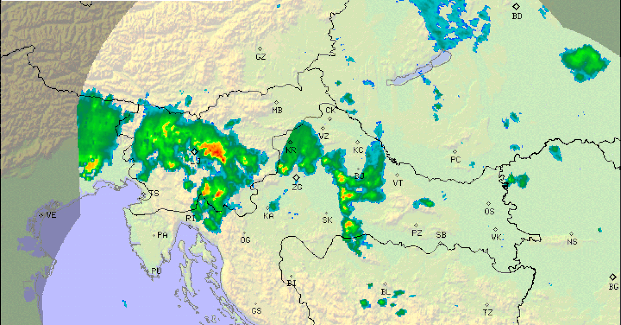 Nevreme pustošilo Hrvaško, požar v Diklu in politična previranja v Zadru