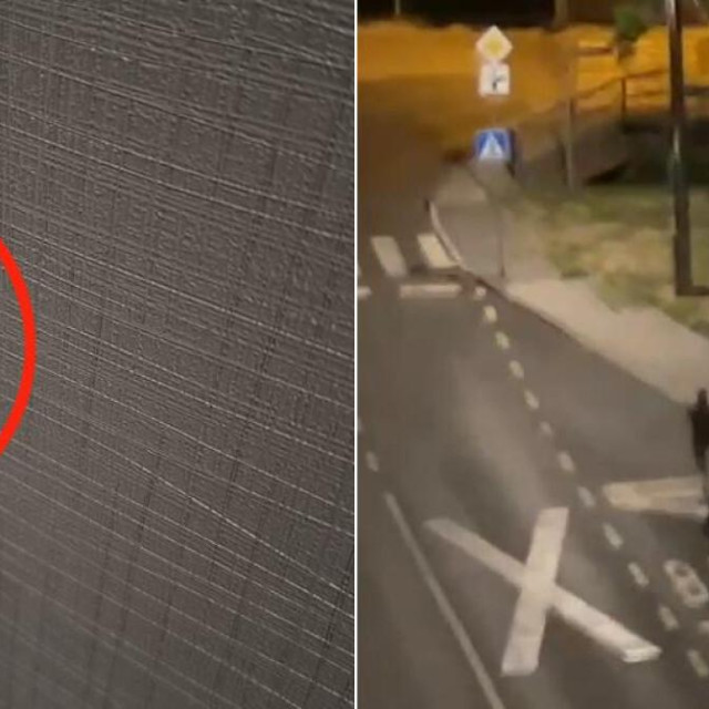 Tankim su silikonskim nitima označavali vrata po čitavom Zagrebu. Fotografija je iz Gajnica, snimio ju je čitatelj Jutarnjeg