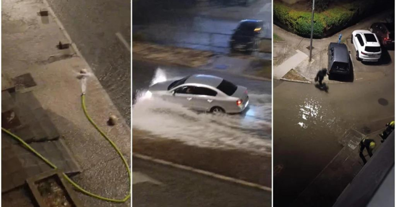 Potop na jugu Hrvatske, ulice se pretvorile u rijeke, bujica nosila sve pred sobom: Pogledajte snimke
