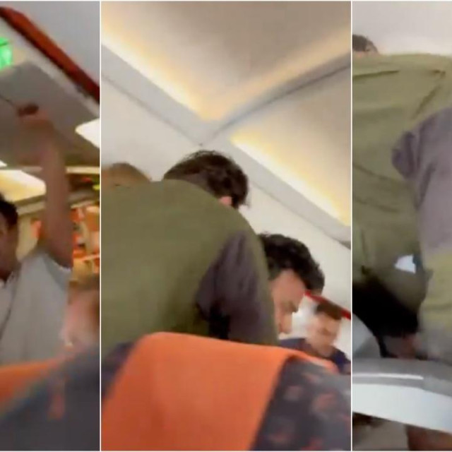 Incident u avionu na putu prema Škotskoj