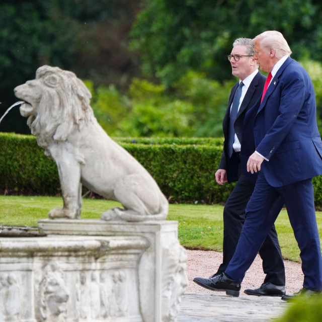 Donald Trump i Keir Starmer